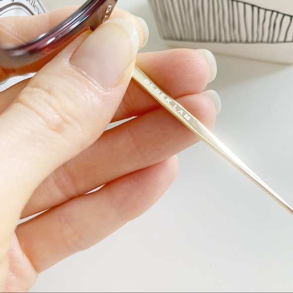 DEREK LAM 281 glasses 18k gold plated ruby/goldNWT - Picture 8 of 12